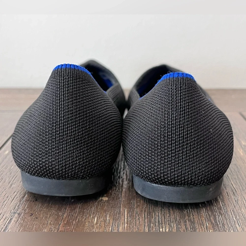 Rothy’s The Point Black Flats Womens size 6.5 - Picture 9 of 10